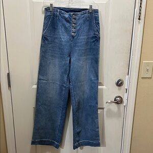 Classic Blue Wide Leg Jeans